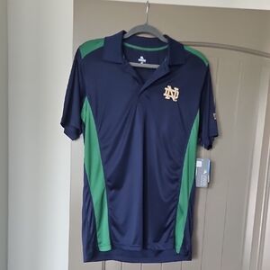 Knights Apparel Blue and Green Polo Shirt